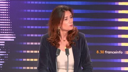 Sandrine Josso, députée MoDem de Loire-Atlantique, était l'invitée de franceinfo samedi 28 septembre 2024 (FRANCEINFO / RADIO FRANCE)