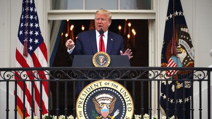 Le président américain Donald Trump, le 22 mai 2020 à Washington. (MANDEL NGAN / AFP)