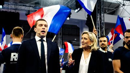 La "Fête de la Nation" au Havre autour de Marine le Pen et Jordan Bardella (ALEXANDRE BRE / HANS LUCAS)