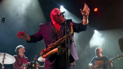 Thomas de Pourquery en partenariat avec deux scènes de La Rochelle pour 4 ans de concerts.&nbsp; (GUILLAUME BONNEFONT / MAXPPP)