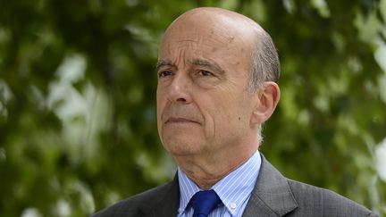 Le maire de Bordeaux, Alain Jupp&eacute;, inaugure la plage du Lac &agrave; Bordeaux (Gironde), le 27 juin 2015. (  MAXPPP)