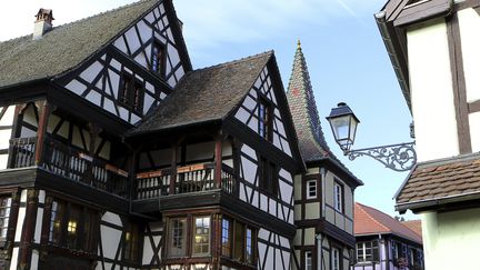 Kaysersberg est l'un des plus beaux villages d'Alsace, notamment grâce à ses maisons typiques. (NICOLAS GOISQUE / MAXPPP)