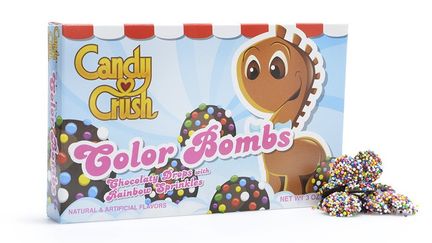 Les bonbons "Color Bombs" tir&eacute;s du jeu Candy Crush. (DYLAN'S CANDY BAR / FRANCETV INFO)