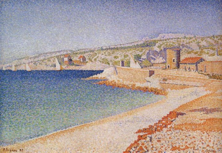 The Jetty at Cassis / Paul Signac
 (www.wikipedia.org)