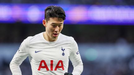 Le joueur de Tottenham, Heung-Min Son, lors d'un match face à Norwich, le dimanche 5 décembre 2021. (NIGEL KEENE / PROSPORTSIMAGES)