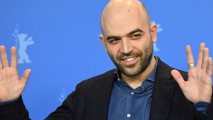 L'écrivain et scénariste Roberto Saviano à Berlin, le 12 février 2019
 (Ralf Hirschberger / DPA / DPA PICTURE ALLIANCE / AFP)