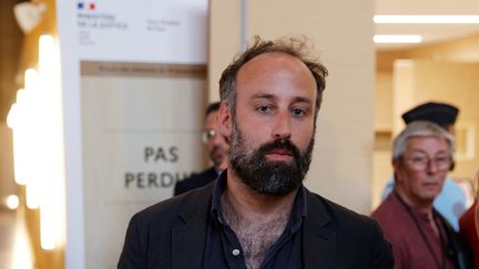 Arthur Dénouveaux, rescapé du Bataclan et président de l’association de victimes Life for Paris, le 29 juin 2022. (GEOFFROY VAN DER HASSELT / AFP)
