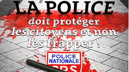 &nbsp; (Tract de la branche Info'Com de la CGT contre les violences policières © infocomcgt.fr)