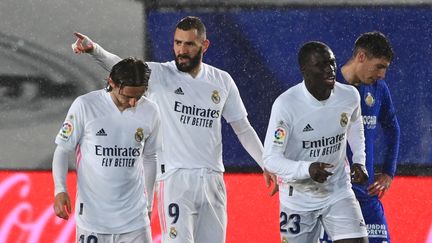 Le Real Madrid s'est imposé grâce à ses Français (GABRIEL BOUYS / AFP)