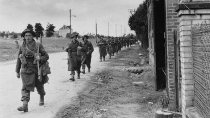 Des soldats britanniques à Bénouville (Calvados), en juin 1944.&nbsp; (AFP)