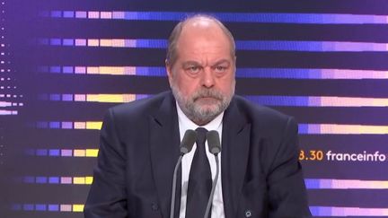 Éric Dupond-Moretti invité du 8h30 franceinfo du mercredi 31 janvier 2024 (FRANCEINFO / RADIOFRANCE)