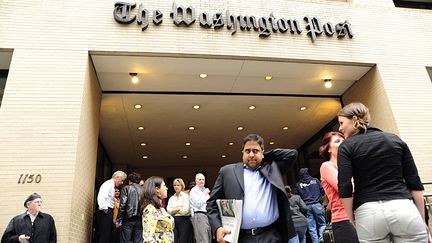 L'entr&eacute;e du "Washington Post", le 5 mai 2010, &agrave; Washington (Etats-Unis). (KAREN BLEIER / AFP)