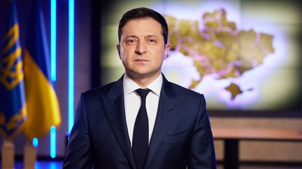 Le président de l'Ukraine,&nbsp;Volodymyr Zelensky. (HANDOUT / UKRAINE PRESIDENCY via AFP)