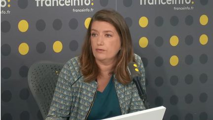 Tiphaine Raguenel invitée de l'info médias, mercredi 3 juillet.&nbsp; (FRANCEINFO / RADIOFRANCE)