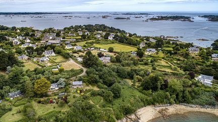 La vue imprenable sur Bréhat depuis la pointe de l'Arcouest. (MARC OLLIVIER / MAXPPP)