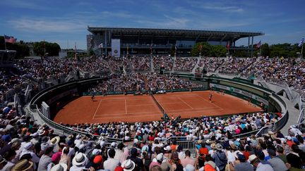 Le court numéro&nbsp;1 de Roland Garros, ici lors de l'édition 2019 du Grand chelem. (KENZO TRIBOUILLARD / AFP)