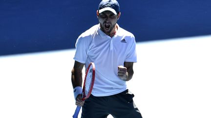 Incroyable Aslan Karatsev ! Le Russe, issu des qualifications, est parvenu à valider son ticket pour les quarts de finale de l'Open d'Australie ! (PAUL CROCK / AFP)