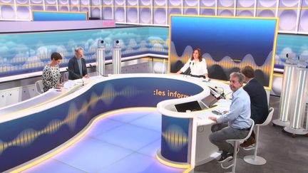 Le plateau des informés du matin du 24 septembre 2024. (FRANCEINFO / RADIO FRANCE)