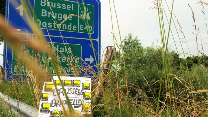 &nbsp; (L'autoroute pour rallier Bruxelles, en suivant les conseils des trois calaisiennes © Benjamin Illy - Radio france)