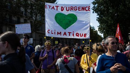 La marche pour le Climat à Paris le 8 septembre 2018. (AURELIEN MORISSARD / MAXPPP)