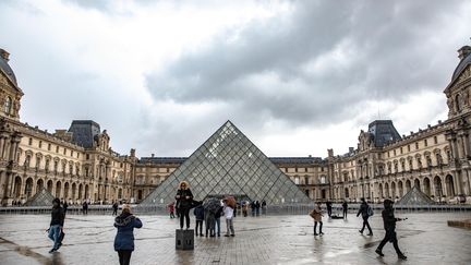 Le Louvre le 2 mars 2020.&nbsp; (CHRISTOPHE MORIN / MAXPPP)