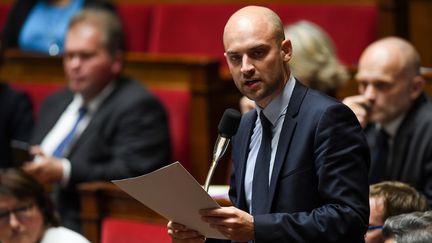 Le député MoDem Jean-Noël Barrot, à l'Assemblée nationale, le 3 octobre 2017. (CHRISTOPHE ARCHAMBAULT / AFP)