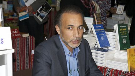 Tariq Ramadan, le 3 mai 2014, à Genève.&nbsp; (CITIZENSIDE /REMY GENOUD / AFP)