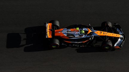 Lando Norris (McLaren) lors de la séance de qualifications du Grand Prix des Etats-Unis, le 19 octobre 2024 (ERIC ALONSO / ERIC ALONSO)