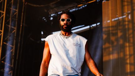 Le rappeur Damso au Delta festival à Marseille, en 2023. (GILLES BADER / MAXPPP)