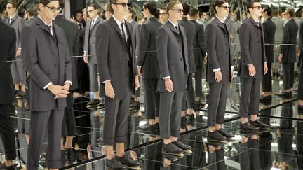 Thom Browne pap masculin printemps-été 2016, à New York
 (Seth Wenig/AP/SIPA)