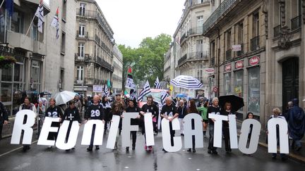 Manifestation contre la r&eacute;forme territoriale, le 28 juin 2014 &agrave; Nantes (Loire-Atlantique). (JEAN-SEBASTIEN EVRARD / AFP)