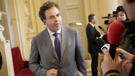 Luc Chatel,&nbsp;vice-pr&eacute;sident d&eacute;l&eacute;gu&eacute; de l'UMP et&nbsp;d&eacute;put&eacute;-maire de Chaumont (Haute-Marne), le 9 avril 2013, &agrave; l'Assembl&eacute;e nationale &agrave; Paris. (MAXPPP)