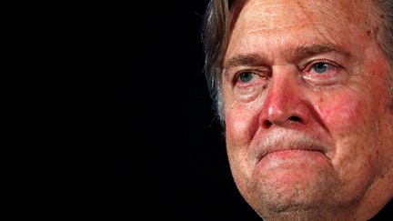 Steve Bannon, ancien conseiller de Donald Trump à la Maison Blanche, le 22 septembre 2018 en Italie. (ALESSANDRO BIANCHI / REUTERS)