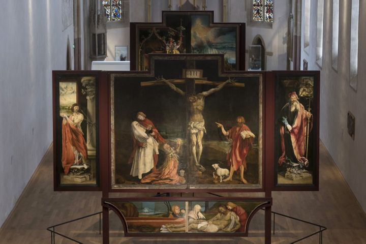 Le retable d'Issenheim(1512-1516), Grünewald, musée Unterlinden de Colmar
 (Sebastien Bozon / AFP)