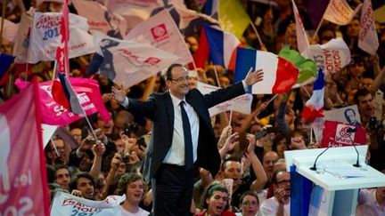 François Hollande à Bercy (AFP/MARTIN BUREAU / AFP)