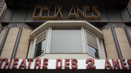 Le théâtre des 2 Ânes à Paris, repaires des chansonniers depuis un siècle
 (LOIC VENANCE / AFP)