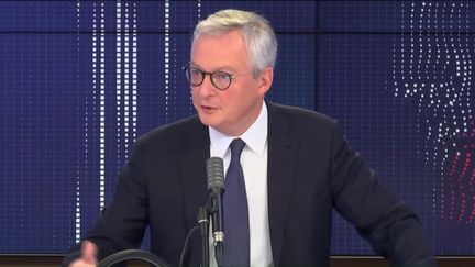 Bruno Le Maire, ministre de l'Economie, était l'invité du "8h30 franceinfo", mardi 6 octobre 2020. (FRANCEINFO / RADIOFRANCE)