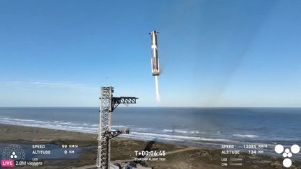 SpaceX parvient à rattraper pour la deuxième fois le premier étage de sa mégafusée Starship après un vol