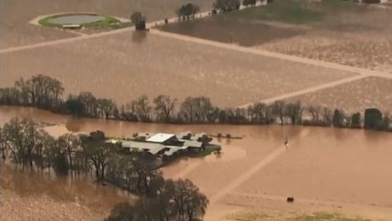 Californie : la vallée du vin sous l'eau