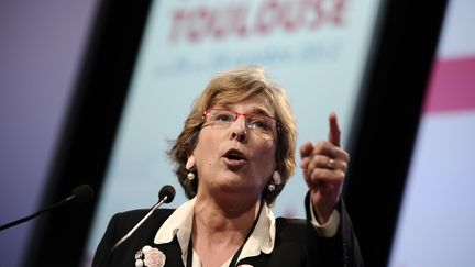 Marie-No&euml;lle Lienemann, s&eacute;natrice socialiste de Paris, au congr&egrave;s de Toulouse, le 27 octobre 2012. (LIONEL BONAVENTURE / AFP)