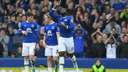 Romelo Lukaku, auteur d'un doublé face à Leicester et meilleur buteur de Premier League avec 23 buts (PAUL ELLIS / AFP)