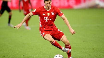 Robert Lewandowski, attaquant du Bayern Munich (ALEXANDER HASSENSTEIN / GETTY IMAGES EUROPE/POOL)