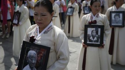 Cérémonie en l'honneur des «femmes de réconfort» à Séoul, capitale de la Corée du Sud, le 14 août 2013. (Reuters - Kim Hong-Ji)