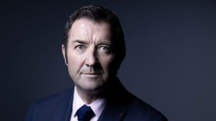 Karl Olive, député Renaissance et ancien maire Les Républicains de Poissy (Yvelines), le 29 janvier 2024. (JOEL SAGET / AFP)