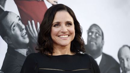 L'actrice américaine Julia-Louis Dreyfus lors d'une cérémonie à Los Angeles, le 25 mai 2017.&nbsp; (CHRIS PIZZELLO / AP / SIPA)