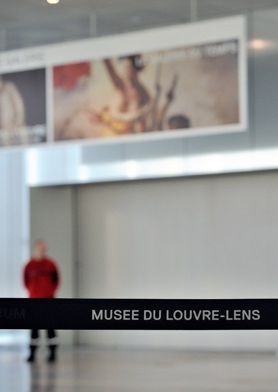 La galerie du temps du Louvre-Lens est fermée au public depuis l'acte de vandalisme
