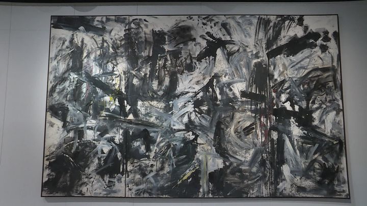 Emilio Vedova, Scontro di Situazioni (Conflit de situations), 1959, détrempe vinylique, huile, sable, charbon et poudre de pigments sur toile 275 x 444 cm (G. Le Gouic / France Télévisions)