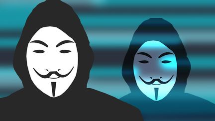 Les Anonymous ont publié une vidéo samedi 30 mai, menaçant la police de Minneapolis, après la mort de Georges Floyd. (STEPHANIE BERLU / RADIO FRANCE)