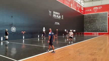 Le fronton couvert de Jai Alai à Biarritz accueillera des rencontres du championnat du monde de pelote basque.&nbsp; (BIXENTE VRIGNON / RADIOFRANCE)