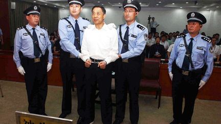 L'ex-dirigeant chinois Bo Xilai au tribunal de&nbsp;Jinan, la capitale du Shandong (est), le 22 septembre 2013.&nbsp; ( AFP )